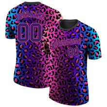 Load image into Gallery viewer, Custom 3D Pattern Design Leopard Performance T-Shirt