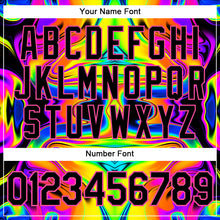 Load image into Gallery viewer, Custom 3D Pattern Design Abstract Iridescent Psychedelic Swirl Fluid Art Performance T-Shirt