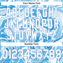 Load image into Gallery viewer, Custom 3D Pattern Design Abstract Ocean With Waves Fluid Art Performance T-Shirt