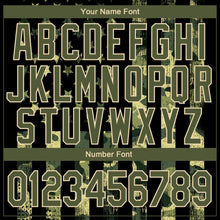 Load image into Gallery viewer, Custom Camo Olive-Cream 3D American Flag Fashion Performance Salute To Service T-Shirt