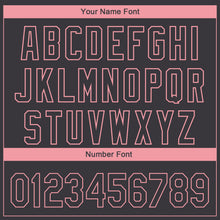 Load image into Gallery viewer, Custom Steel Gray Medium Pink 3D Washington City Edition Fade Fashion Authentic Baseball Jersey