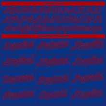 Load image into Gallery viewer, Custom Royal Red 3D Philadelphia City Edition Fade Fashion Authentic Baseball Jersey