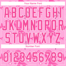 Load image into Gallery viewer, Custom Pink White 3D Pink Ribbon Breast Cancer Awareness Month Women Health Care Support Authentic Baseball Jersey
