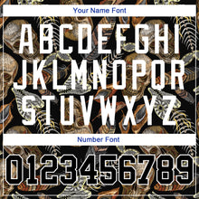 Load image into Gallery viewer, Custom Stitched Black White 3D Skull Fashion Flower And Plant Sports Pullover Sweatshirt Hoodie