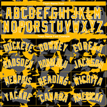 Load image into Gallery viewer, Custom Black Gold-White 3D Pattern Design Abstract Grunge Art Authentic Basketball Jersey