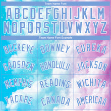 Load image into Gallery viewer, Custom White Light Blue-Purple 3D Pattern Design Sky With Clouds Watercolor Style Authentic Basketball Jersey