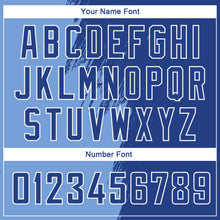 Load image into Gallery viewer, Custom Light Blue Royal-White Abstract Brush Splash Authentic City Edition Basketball Jersey