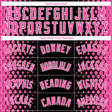 Load image into Gallery viewer, Custom Black Pink-White Halftone Authentic City Edition Basketball Jersey