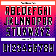 Load image into Gallery viewer, Custom Neon Pink Black-Purple 3D Pattern Design Halftone Gradient Authentic City Edition Basketball Jersey