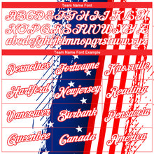 Load image into Gallery viewer, Custom White Red-Royal 3D American Flag Patriotic Performance T-Shirt