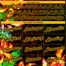 Load image into Gallery viewer, Custom Black Gold 3D Pattern Design Holi Festival Color Powder Performance T-Shirt