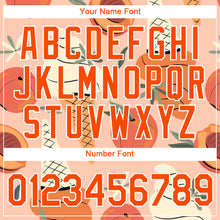 Load image into Gallery viewer, Custom Medium Pink Orange-White 3D Pattern Design Summer Holiday Ice Cream And Fruit Performance T-Shirt