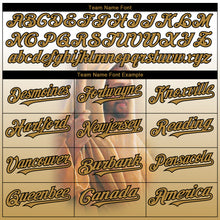 Load image into Gallery viewer, Custom White Old Gold-Black 3D Pattern Design Religion Jesus Christ Authentic Baseball Jersey