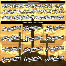 Load image into Gallery viewer, Custom Yellow White-Black 3D Pattern Design Religion Cross Jesus Christ Good Friday Authentic Baseball Jersey