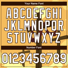 Load image into Gallery viewer, Custom Yellow White-Brown 3D Pattern Design Religion Cross Jesus Christ Good Friday Authentic Baseball Jersey