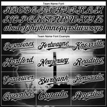 Load image into Gallery viewer, Custom Black White 3D Pattern Design Religion Cross Jesus Christ Ash Wednesday Authentic Baseball Jersey