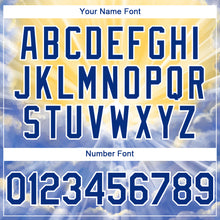 Load image into Gallery viewer, Custom Yellow Royal-White 3D Pattern Design Religion Jesus Christ Authentic Baseball Jersey