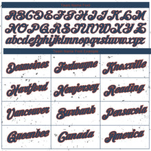 Load image into Gallery viewer, Custom White Navy-Red 3D Skull With American Flag Performance T-Shirt