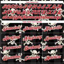 Load image into Gallery viewer, Custom Black Red-White 3D Skull Fashion Performance T-Shirt