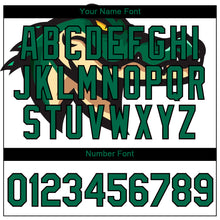 Load image into Gallery viewer, Custom White Kelly Green-Black 3D Pattern Design Crocodile Performance T-Shirt