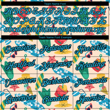 Load image into Gallery viewer, Custom City Cream Panther Blue-Black 3D Pattern Design Hawaii Summer Holiday Performance T-Shirt