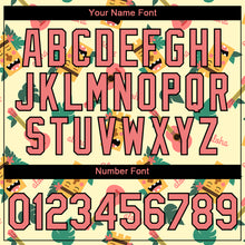 Load image into Gallery viewer, Custom Cream Medium Pink-Black 3D Pattern Design Hawaii Summer Holiday Party Performance T-Shirt