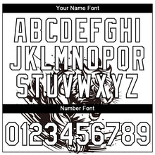 Load image into Gallery viewer, Custom White Black 3D Pattern Design Tiger Performance T-Shirt