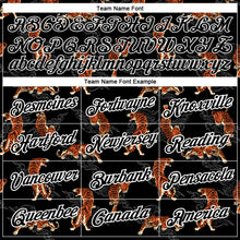 Load image into Gallery viewer, Custom Black White 3D Pattern Design Tiger Performance T-Shirt