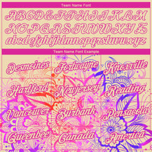 Load image into Gallery viewer, Custom City Cream Pink 3D Pattern Floral Design Performance T-Shirt