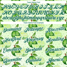 Load image into Gallery viewer, Custom Green Kelly Green-White 3D Pattern Design Lime Performance T-Shirt