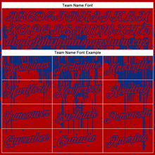 Load image into Gallery viewer, Custom Red Royal 3D Pattern Design Dripping Splatter Art Performance T-Shirt