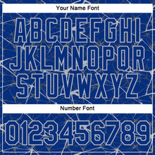 Load image into Gallery viewer, Custom Royal Gray 3D Pattern Design Abstract Network Performance T-Shirt