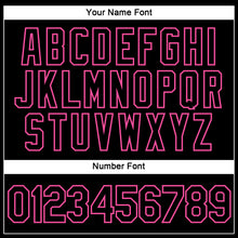 Load image into Gallery viewer, Custom Black Pink 3D Pattern Design Abstract Sharp Shape Performance T-Shirt