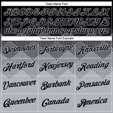 Load image into Gallery viewer, Custom Black Gray 3D Pattern Design Gradient Square Shapes Performance T-Shirt