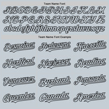 Load image into Gallery viewer, Custom Black Silver 3D Pattern Design Gradient Style Twinkle Star Authentic Baseball Jersey