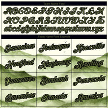 Load image into Gallery viewer, Custom White Olive-Black 3D Pattern Design Mountain Performance T-Shirt