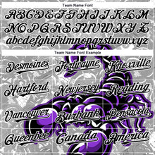 Load image into Gallery viewer, Custom Gray Black-White 3D Pattern Design Animal Scorpion Authentic Baseball Jersey