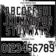 Load image into Gallery viewer, Custom White Black 3D Pattern Design Abstract Brush Stroke Performance T-Shirt