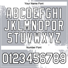 Load image into Gallery viewer, Custom White Gray 3D Pattern Design Abstract Brush Stroke Performance T-Shirt