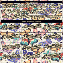 Load image into Gallery viewer, Custom Cream Black 3D Pattern Design Animal Butterfly Authentic Baseball Jersey