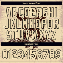 Load image into Gallery viewer, Custom Cream Black 3D Pattern Design Cowboy Performance T-Shirt