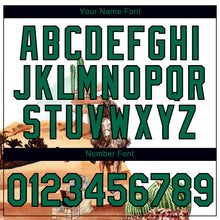 Load image into Gallery viewer, Custom White Kelly Green-Black 3D Pattern Design Cowboy Rodeo Performance T-Shirt