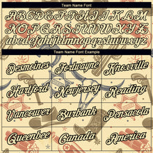 Load image into Gallery viewer, Custom Cream Black 3D Pattern Design Cowboy Accessory Performance T-Shirt