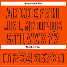 Load image into Gallery viewer, Custom Orange Black 3D Pattern Design Rave Halloween Pumpkin Authentic Baseball Jersey