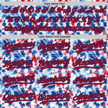Load image into Gallery viewer, Custom White Red-Royal 3D American Flag And Fireworks Authentic Baseball Jersey