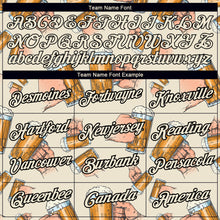 Load image into Gallery viewer, Custom Cream Black 3D Pattern Design Beer Performance T-Shirt