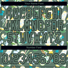 Load image into Gallery viewer, Custom Olive Black 3D Pattern Design Summer Cold Drink Performance T-Shirt