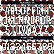 Load image into Gallery viewer, Custom White Black 3D Pattern Design Food Pizza Performance T-Shirt