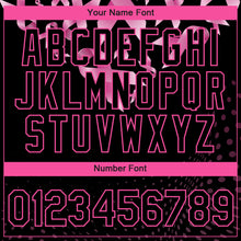 Load image into Gallery viewer, Custom Black Pink 3D Pink Ribbon Breast Cancer Heart Performance T-Shirt