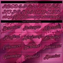 Load image into Gallery viewer, Custom Hot Pink Black 3D Pink Ribbon Breast Cancer Performance T-Shirt